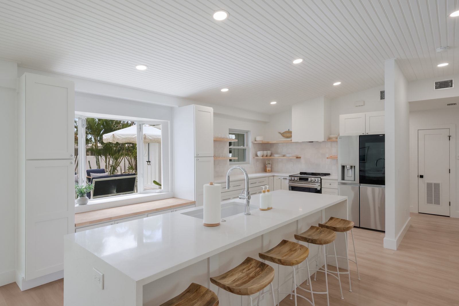 Custom kitchen with island